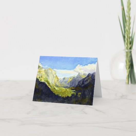 Carte Parc national de Yosemite, Point d'inspiration #2 (Devant)