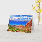 Carte Parc national de Zion (Fleur jaune)