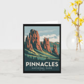 Carte Parc national des Pinnacles Randonnées de camping  (Fleur jaune)