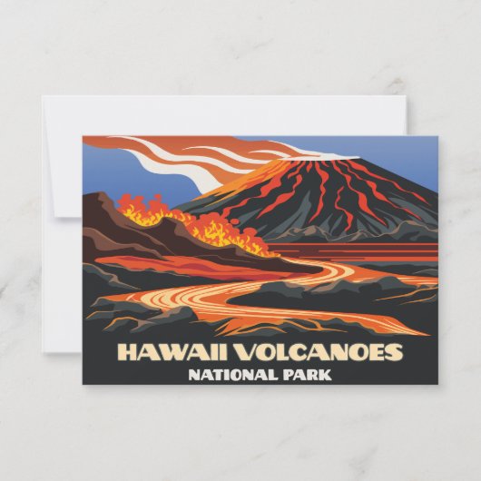 Carte Parc national des volcans d'Hawaii Mauna Loa Vinta (Devant)