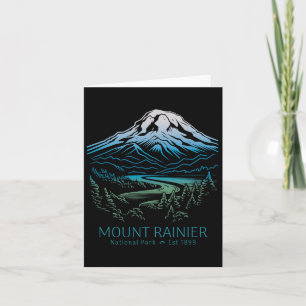 Carte Parc national du Mont-Rainier Randonnée Montagne d