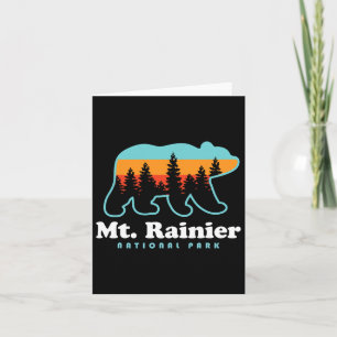 Carte Parc national du Mont Rainier Randonnées à Washing