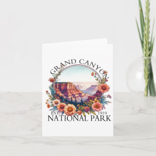 Carte Parc national Floral Grand Canyon Randonnée Campin