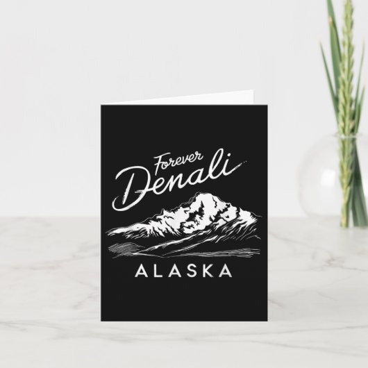 Carte Parc national Forever Denali Alaska (Devant)