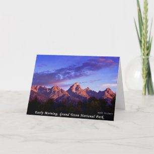Carte Parc national grand de Teton de début de la