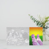 Carte parc pyjama cadeaux : sunburst sky (Debout devant)
