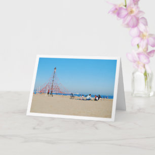 Carte Parc sur la plage de Malvarossa, Valence, Espagne