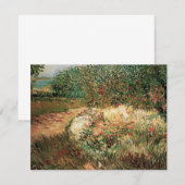 Carte Parc Voyer d'Argenson Asnieres par Vincent van Gog (Devant / Derrière)