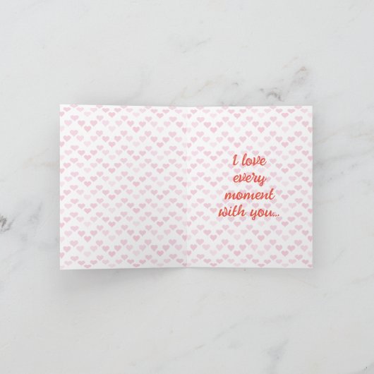 Carte Parce que je t'aime (Intérieur)