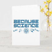 Carte Parce que la science (Fleur jaune)