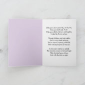 Carte Parchemin 50e anniversaire Lilas et Hydrangeas  (Intérieur)