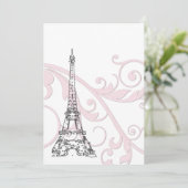 Carte Parchemins et tour Eiffel (Debout devant)