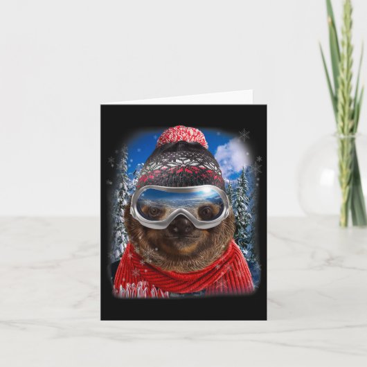 Carte Parcours Géant En Ski D'Hiver (Devant)