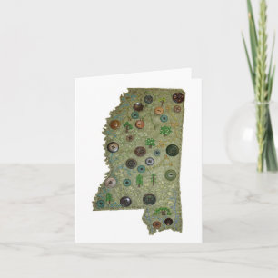 Carte Parcs d'état du Mississippi