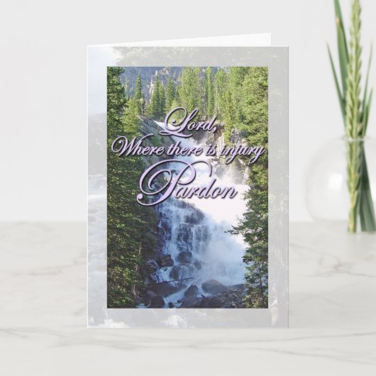 Carte Pardon de Saint François (Devant)