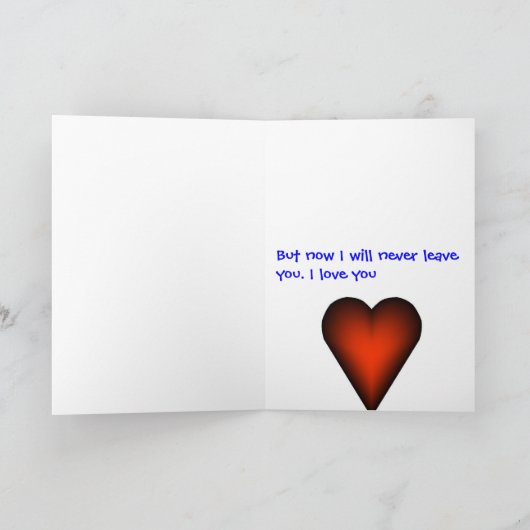 Carte Pardonne-moi (Intérieur)