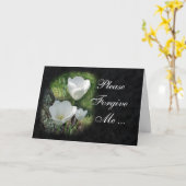 Carte Pardonnez-Moi, S'Il Vous Plaît : Fleur Tulipes Bla (Fleur jaune)