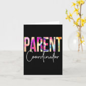 Carte Parent Coordinator Tie Dye Back To School Apprecia (Fleur jaune)