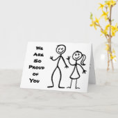 CARTE **PARENTS** DIRE QUE NOUS SOMMES SI FIERS DE "VOUS (Fleur jaune)