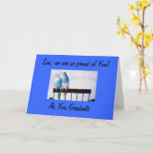 CARTE PARENTS FIER FIER FIN À L'ENSEIGNEMENT (Fleur jaune)