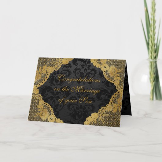 Carte Parents of Bride Congratulations Greetings Card (Devant)