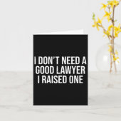 Carte Parents Père Mère Droit Faculté de droit (Fleur jaune)