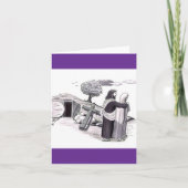 Carte Parents Walking Past Tomb Where Son is and Crucifi (Devant)