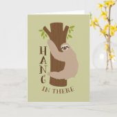 Carte Paresseux (Fleur jaune)