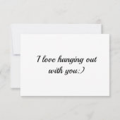 Carte Paresseux se détendant au zoo d'Édimbourg (Dos)