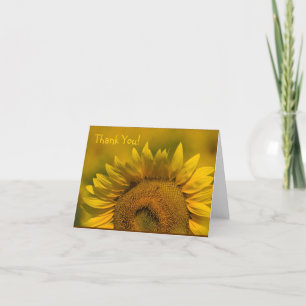 Carte Parfait Tournesol Jaune