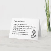 Carte Parfois (Devant)