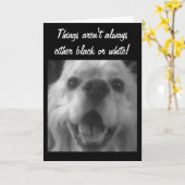 CARTE PARFOIS LES CHOSES SONT BLEUES ! BIEN SE METTRE (Fleur jaune)