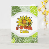 Carte Parfums et abeilles Cousin incroyables (Fleur jaune)