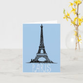 Carte Paris (Fleur jaune)