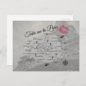 Carte Paris (Devant / Derrière)