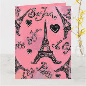 CARTE PARIS (Fleur jaune)