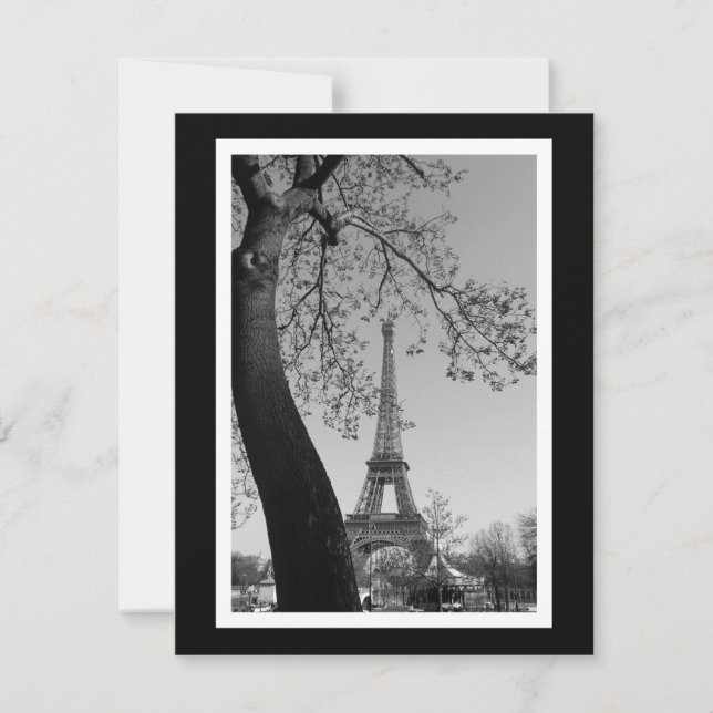 Carte paris en b&w (Devant)
