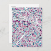 Carte Paris France (Devant / Derrière)