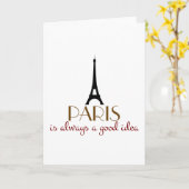 Carte Paris is Always a Good Idea (Fleur jaune)