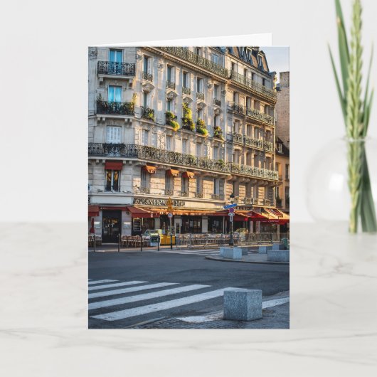 Carte Paris le matin (Devant)