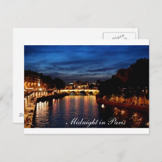 Carte Paris minuit (Devant / Derrière)