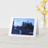 Carte Paris - Notre-Dame de Dusk (Fleur jaune)