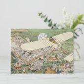 Carte Paris-Rome Monoplane Beaumont Le Gagnant Bleriot (Debout devant)