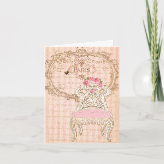 Carte Paris Royal Pink de la Queen's Chair (Devant)