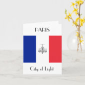 Carte Paris Thème Français (Fleur jaune)