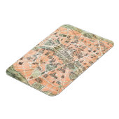 Carte Paris vintage Magnet flexible (Côté Gauche)