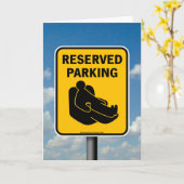 Carte Parking réservé (Fleur jaune)