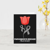 Carte Parkinsons Sensibilisation à la maladie Mois d'avr (Fleur jaune)