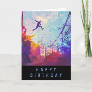 Carte Parkour Urban Obstacle Course Modern Sport Art