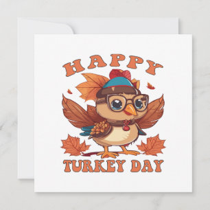 Carte parle-moi de la dinde de Thanksgiving